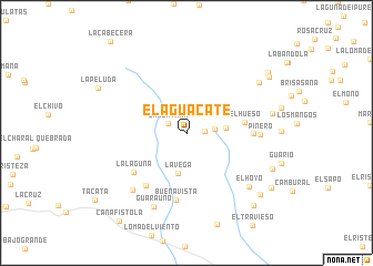 map of El Aguacate