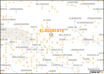 map of El Aguacate