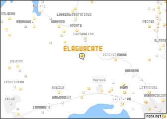 map of El Aguacate