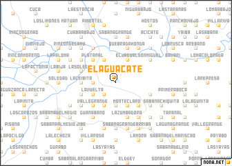 map of El Aguacate