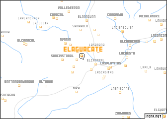 map of El Aguacate