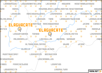 map of El Aguacate