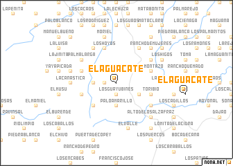 map of El Aguacate