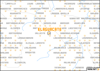 map of El Aguacate