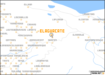 map of El Aguacate