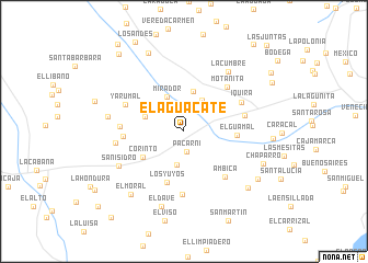 map of El Aguacate