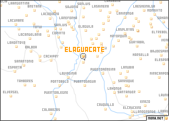 map of El Aguacate