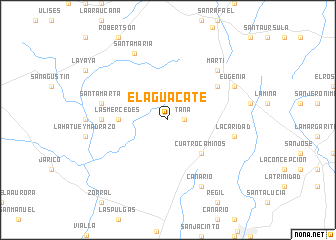 map of El Aguacate