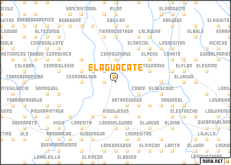 map of El Aguacate