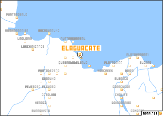 map of El Aguacate