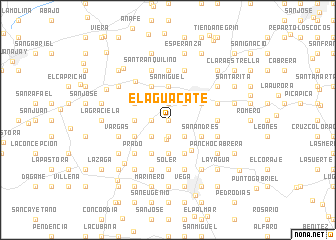 map of El Aguacate