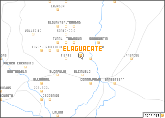 map of El Aguacate