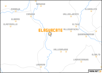 map of El Aguacate