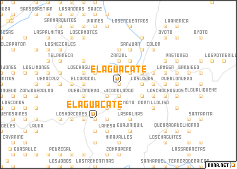 map of El Aguacate