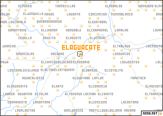 map of El Aguacate