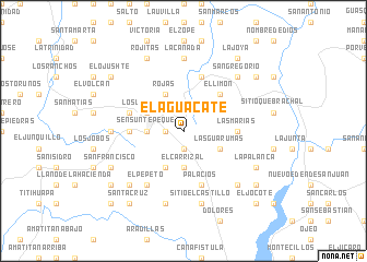 map of El Aguacate