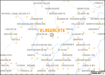 map of El Aguacate