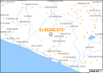 map of El Aguacate