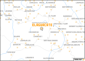 map of El Aguacate