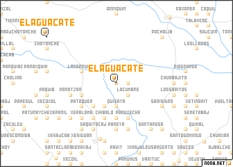 map of El Aguacate