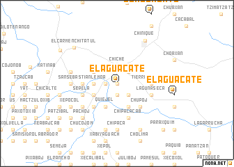 map of El Aguacate
