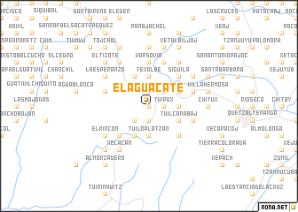 map of El Aguacate