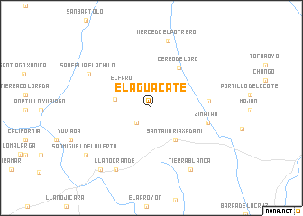 map of El Aguacate