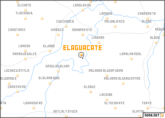 map of El Aguacate