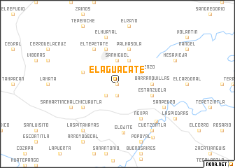 map of El Aguacate