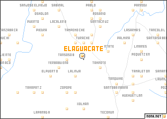 map of El Aguacate