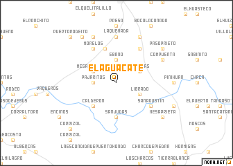 map of El Aguacate