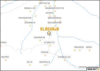 map of El Aguaje