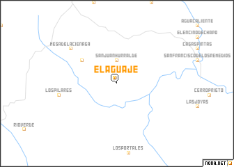 map of El Aguaje