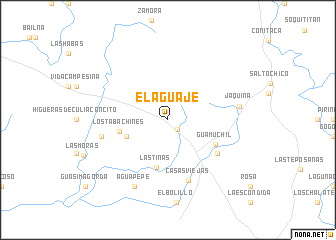 map of El Aguaje