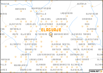 map of El Aguaje