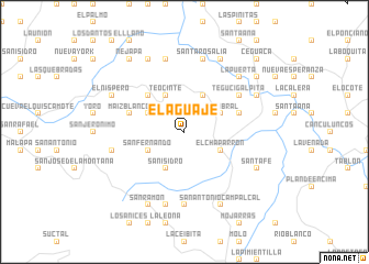 map of El Aguaje