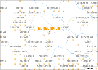 map of El Agua Viva