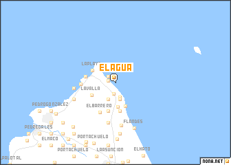 map of El Agua