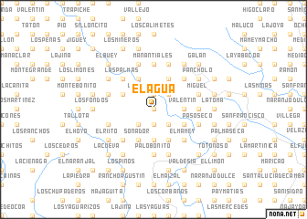 map of El Agua