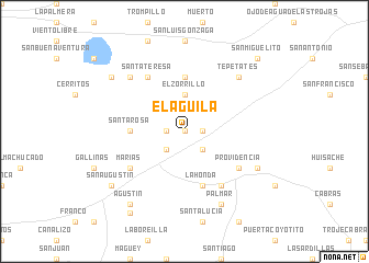 map of El Águila