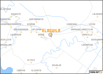 map of El Águila