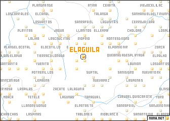 map of El Águila