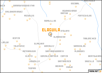 map of El Águila