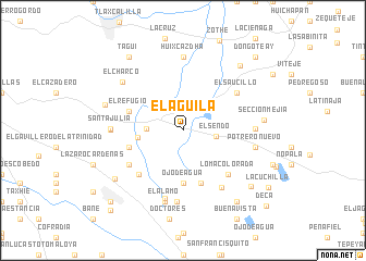 map of El Águila