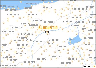 map of El Agustín