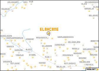 map of Elahčane