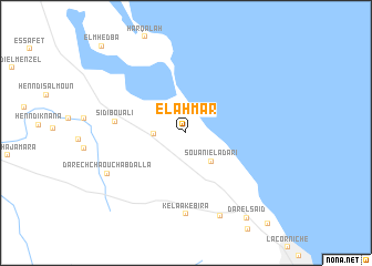 map of El Ahmar