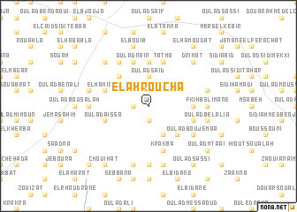 map of El Ahroucha