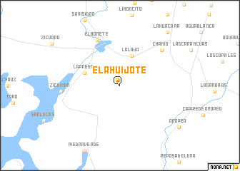 map of El Ahuijote