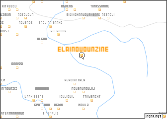 map of El Aïn Ou Ounzine